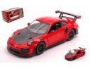 KINSMART KT5408WR PORSCHE 911 RS GT2 RS (991) RED/BLACK cm 12 BOX Modellino