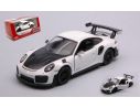 KINSMART KT5408WW PORSCHE 911 RS GT2 RS (991) WHITE/BLACK cm 12 BOX Modellino
