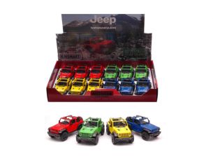KINSMART KT5412DA JEEP WRANGLER OPEN TOP cm 12 Modellino