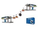 PRODUTTORI VARI JC84493 FUNIVIA C/MOTORE + CABINA + 3 SEGGIOVIE BOX cm 62x42x22 Modellino