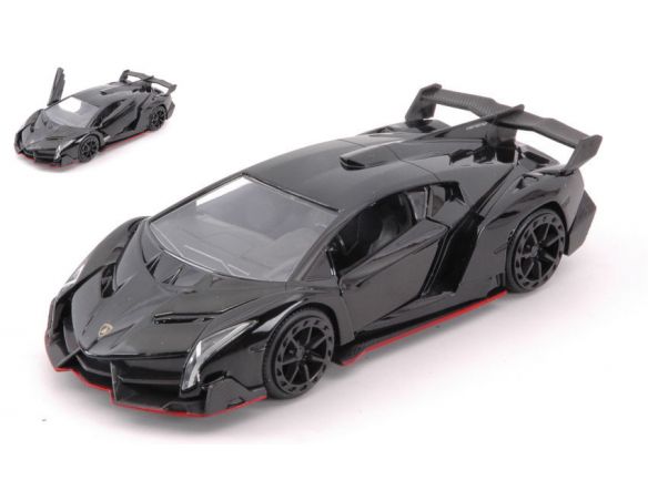JADA TOYS JADA30101BK LAMBORGHINI VENENO BLACK cm 12,5 Modellino