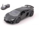 JADA TOYS JADA30109BK LAMBORGHINI AVENTADOR SV MATT BLACK cm 12,5 Modellino