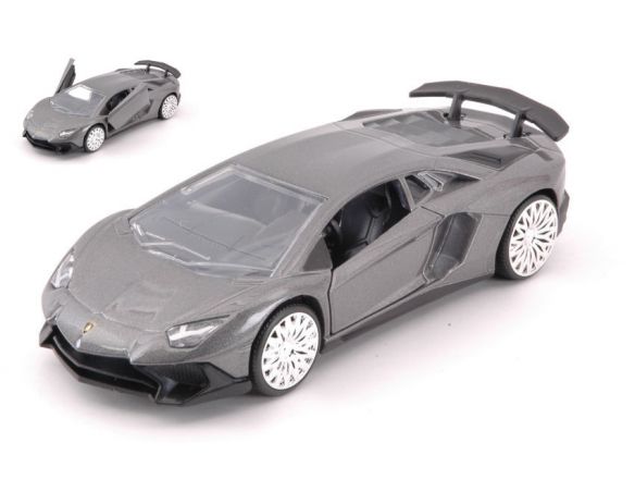 JADA TOYS JADA30109GY LAMBORGHINI AVENTADOR SV METALLIC GREY cm 12,5 Modellino