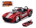 JADA TOYS JADA30705 SHELBY COBRA 427 S/C 1965 SNAKE BITE METALLIC RED 1.24 Modellino