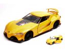 JADA TOYS JADA98753 TOYOTA FT-1 CONCEPT YELLOW JDM TUNERS 1:32 Modellino