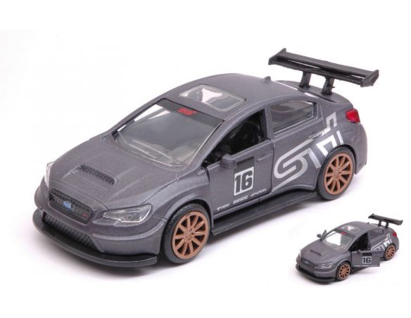 JADA TOYS JADA99121 SUBARU WRX STI 2016 MATT DARK GREY JDM TUNERS 1:32 Modellino