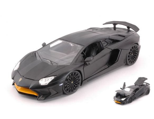 JADA TOYS JADA99705BK LAMBORGHINI AVENTADOR SV 2017 MATT BLACK 1.24 Modellino