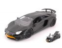 JADA TOYS JADA99705BK LAMBORGHINI AVENTADOR SV 2017 MATT BLACK 1.24 Modellino