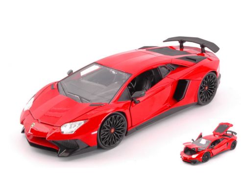 JADA TOYS JADA99705R LAMBORGHINI AVENTADOR SV 2017 RED 1.24 Modellino