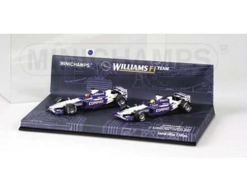 Minichamps PM402020506 WILLIAMS SCHUMACHER/MONTOYA '02 1:43 Modellino