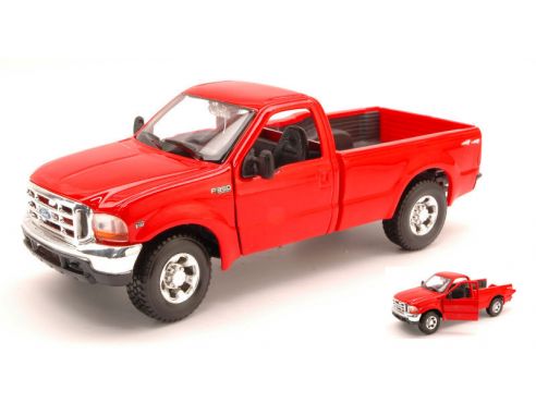 MAISTO MI31937 FORD F-350 SUPER DUTY PICK UP 1999 RED 1:27 Modellino