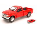 MAISTO MI31937 FORD F-350 SUPER DUTY PICK UP 1999 RED 1:27 Modellino