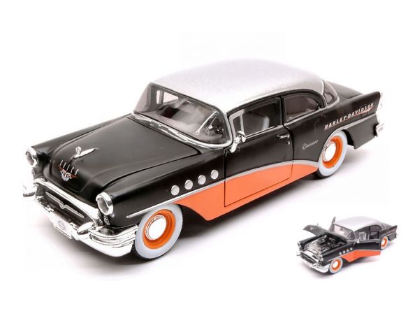 MAISTO MI32197Z BUICK CENTURY 1955 HARLEY DAVIDSON 1:26 Modellino