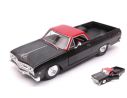 MAISTO MI32517Z CHEVROLET EL CAMINO 1965 BLACK/RED 1:25 Modellino