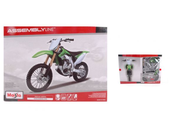 MAISTO MI39175 KAWASAKI KX 450F KIT 1:12 Modellino