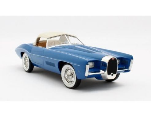 MATRIX SCALE MODELS MXL0205-022 BUGATTI T101C EXNER-GHIA 1966 BLUE 1:18 Modellino