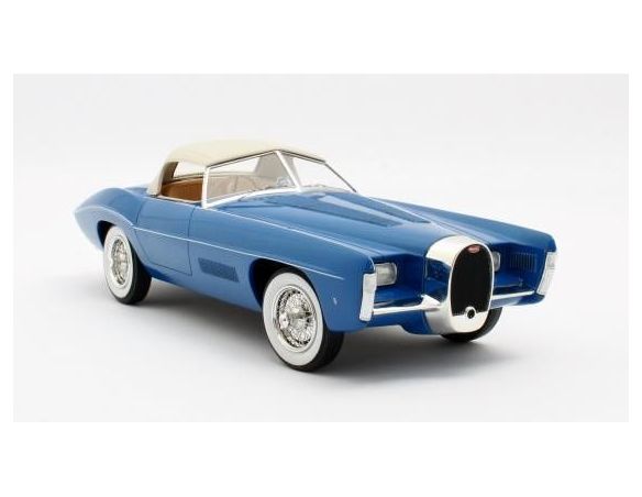 MATRIX SCALE MODELS MXL0205-022 BUGATTI T101C EXNER-GHIA 1966 BLUE 1:18 Modellino