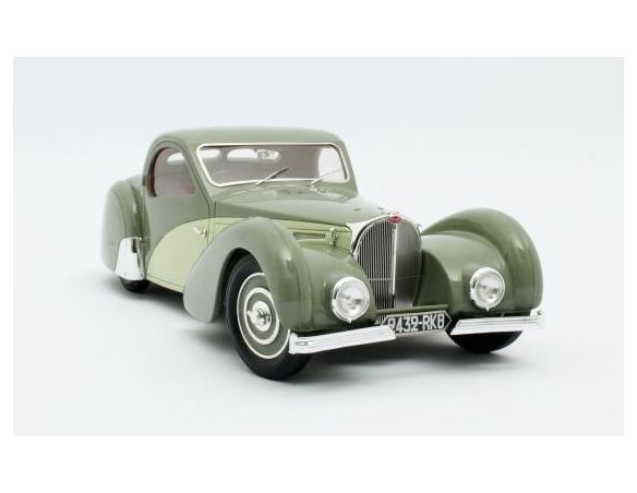 MATRIX SCALE MODELS MXL0205-031 BUGATTI T57SC ATALANTE 1937 GREEN 1:18 Modellino