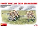 MINIART MIN35081 SOVIET ARTILLERY CREW ON MANEUVER KIT 1:35 Modellino