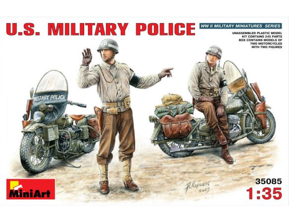 MINIART MIN35085 U.S. MILITARY POLICE KIT 1:35 Modellino