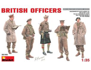 MINIART MIN35165 BRITISH OFFICERS KIT 1:35 Modellino