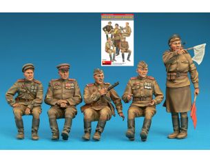 MINIART MIN35313 SOVIET JEEP CREW SPECIAL EDITION KIT 1:35 Modellino