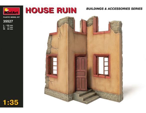 MINIART MIN35527 HOUSE RUIN KIT 1:35 Modellino