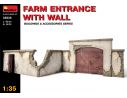MINIART MIN35535 FARM ENTRANCE WITH WALL KIT 1:35 Modellino