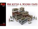 MINIART MIN35571 WINE BOTTLE & WOODEN CRATES KIT 1:35 Modellino