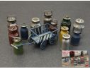 MINIART MIN35580 MILK CANS W/SMALL CART KIT 1:35 Modellino