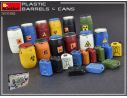 MINIART MIN35590 PLASTIC BARRELS & CANS KIT 1:35 Modellino