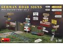 MINIART MIN35602 GERMAN ROAD SIGNS WW2 EASTERN FRONT SET 1 KIT 1:35 Modellino