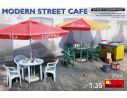 MINIART MIN35610 MODERN STREET CAFE KIT 1:35 Modellino