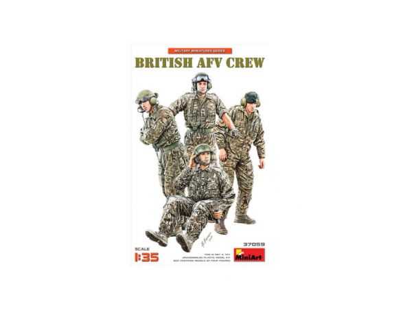 MINIART MIN37059 BRITISH AFV CREW KIT 1:35 Modellino