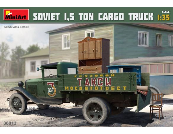 MINIART MIN38013 SOVIET 1,5 TON CARGO TRUCK KIT 1:35 Modellino