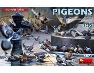 MINIART MIN38036 PICCIONI PIGEONS KIT 1:35 Modellino