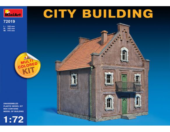 MINIART MIN72019 CITY BUILDING KIT 1:72 Modellino