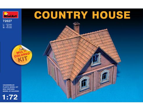 MINIART MIN72027 COUNTRY HOUSE KIT 1:72 Modellino