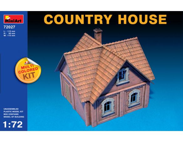 MINIART MIN72027 COUNTRY HOUSE KIT 1:72 Modellino