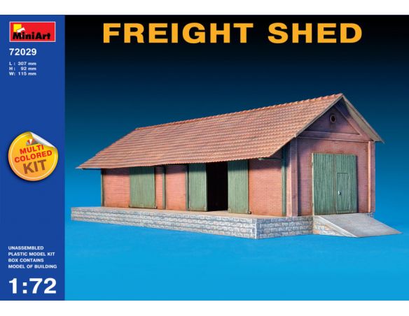 MINIART MIN72029 FREIGHT SHED KIT 1:72 Modellino