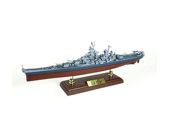 FORCES OF VALOR FOR861003A BATTLESHIP USS MISSOURI PEACE SIGNATURE WWII 1:700 Modellino