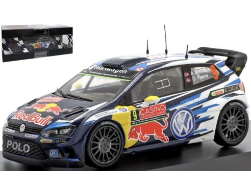 EDITORIA RD12 VW POLO WRC N.9 RALLY MONTE CARLO MIKKELSEN-FLOENE 1:43 Modellino