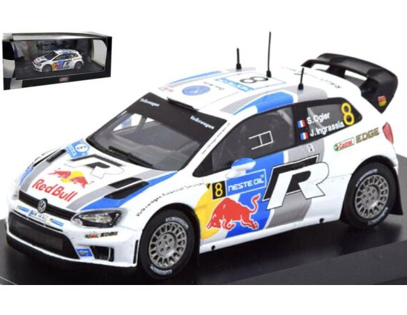 EDITORIA RD17 VW POLO WRC N.8 FINLAND RALLY OGIER-INGRASSIA 1:43 Modellino