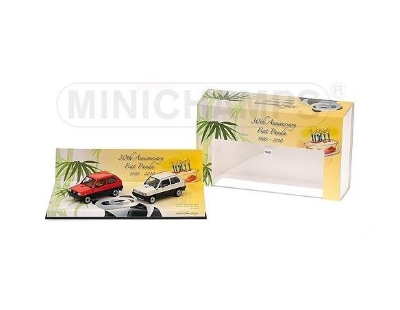 Minichamps PM402121430 PANDA 30th ANNIVERSARY SET Pz.2 1:43 Modellino