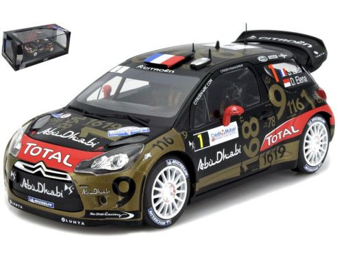 EDITORIA RD18 CITROEN DS3 WRC N.1 RALLY FRANCE 2013 LOEB-ELENA 1:43 Modellino