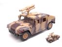 MOTORMAX MTM73309GN HUMVEE STARBUS MISSILE CAMOUFLAGE GREEN 1:24 Modellino