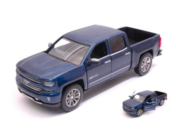 MOTORMAX MTM79353 CHEVROLET SILVERADO CENTENNIAL EDITION 2018 BLUE 1:27 Modellino