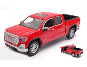 MOTORMAX MTM79361R GMC SIERRA 1500 SLT CREW CAB 2019 RED 1:27 Modellino