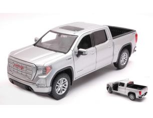 MOTORMAX MTM79361S GMC SIERRA 1500 SLT CREW CAB 2019 SILVER 1:27 Modellino