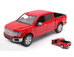 MOTORMAX MTM79363R FORD F-150 LARIAT CREW CAB 2019 RED 1:27 Modellino